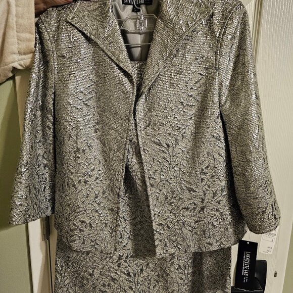 Lafayett 148 Skirt Suit Set Size 4 - Picture 4 of 7